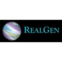 RealGen logo, RealGen contact details