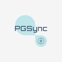 PGSync logo, PGSync contact details