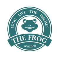 The Frog Helmet logo, The Frog Helmet contact details