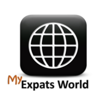 MyExpatsWorld logo, MyExpatsWorld contact details