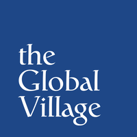 the Global Village logo, the Global Village contact details