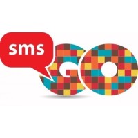 SMS Go logo, SMS Go contact details