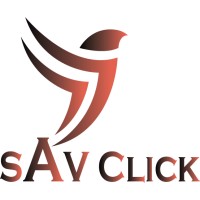 SavClick logo, SavClick contact details