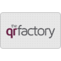 The QR Factory logo, The QR Factory contact details