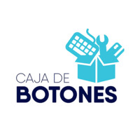 Caja de botones logo, Caja de botones contact details