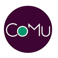 CoMu logo, CoMu contact details