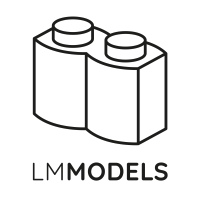 LMmodels logo, LMmodels contact details