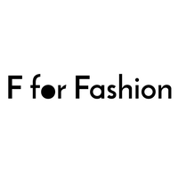 F for Fashion logo, F for Fashion contact details