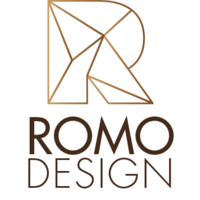 RomoDesign logo, RomoDesign contact details