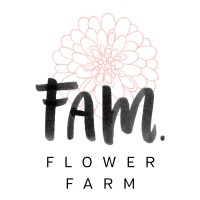 FAM Flower Farm logo, FAM Flower Farm contact details