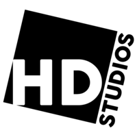 HD Studio's logo, HD Studio's contact details