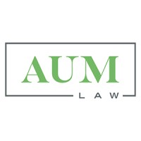 AUM Law logo, AUM Law contact details