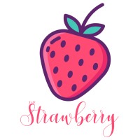 The Strawberry logo, The Strawberry contact details