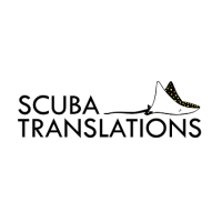 Scuba Translations logo, Scuba Translations contact details