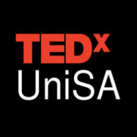 TEDxUniSA logo, TEDxUniSA contact details