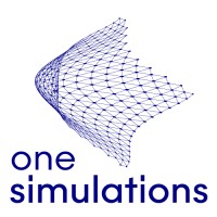 One Simulations logo, One Simulations contact details