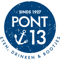 Pont 13 Eten & Drinken | Bootjes | Events logo, Pont 13 Eten & Drinken | Bootjes | Events contact details