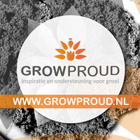 GrowProud logo, GrowProud contact details