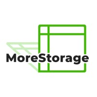 MoreStorage logo, MoreStorage contact details