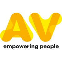 AV logo, AV contact details