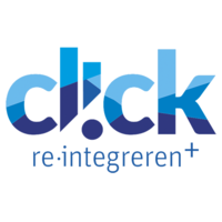 Click Re-integratie logo, Click Re-integratie contact details