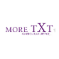 MoreTXT logo, MoreTXT contact details