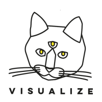 VISUALIZE logo, VISUALIZE contact details