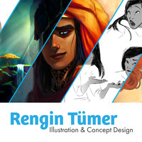 Rengin Tümer - Fantasy & YA Illustration logo, Rengin Tümer - Fantasy & YA Illustration contact details