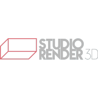 StudioRender3D logo, StudioRender3D contact details