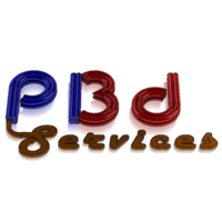 PB3d-services logo, PB3d-services contact details