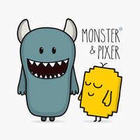 Monster & Pixer logo, Monster & Pixer contact details