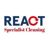 REACT Specialist Cleaning logo, REACT Specialist Cleaning contact details