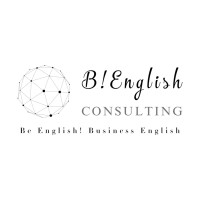 B!English CONSULTING logo, B!English CONSULTING contact details