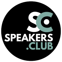 SPEAKERS.CLUB logo, SPEAKERS.CLUB contact details