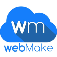 WebMake logo, WebMake contact details