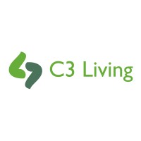 C3 Living logo, C3 Living contact details