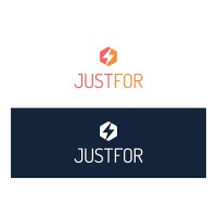 JustFor logo, JustFor contact details