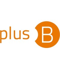 plus B logo, plus B contact details