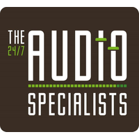 The Audio Specialists logo, The Audio Specialists contact details