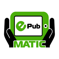 ePubMATIC logo, ePubMATIC contact details