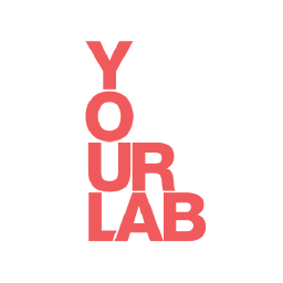 Your Lab logo, Your Lab contact details