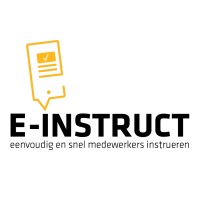 E-instruct logo, E-instruct contact details