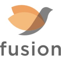 fusion logo, fusion contact details