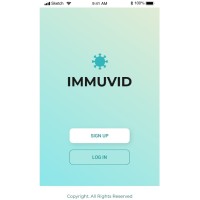 ImmuvID logo, ImmuvID contact details