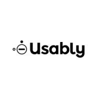 Usably logo, Usably contact details