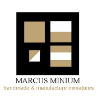 MARCUS MINIUM handmade and  manufacture miniatures logo, MARCUS MINIUM handmade and  manufacture miniatures contact details