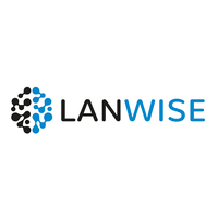 LANWise logo, LANWise contact details