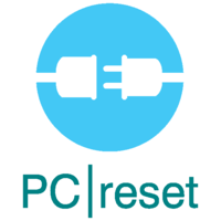 PC reset logo, PC reset contact details