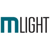 M-Light logo, M-Light contact details