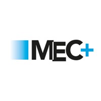 MEC+ logo, MEC+ contact details